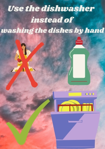 Use the dishwasher i