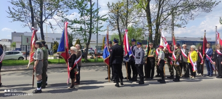 Udział Pocztu Sztandarowego w uroczystościach z okazji 234. rocznicy uchwalenia ...