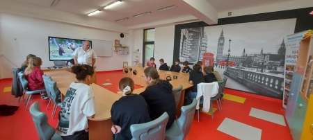 Spotkanie klas dwujęzycznych z native speakerem