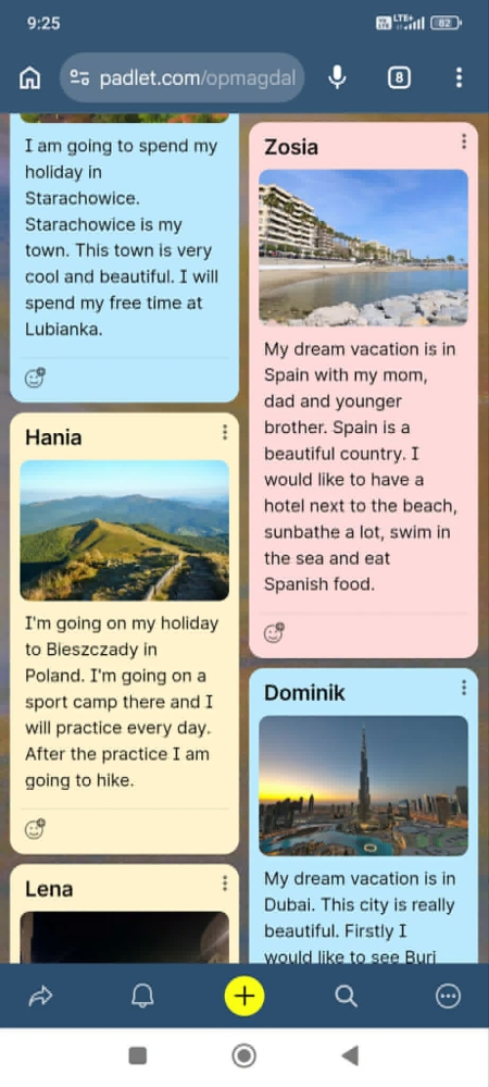 OUR SUMMER HOLIDAYS 