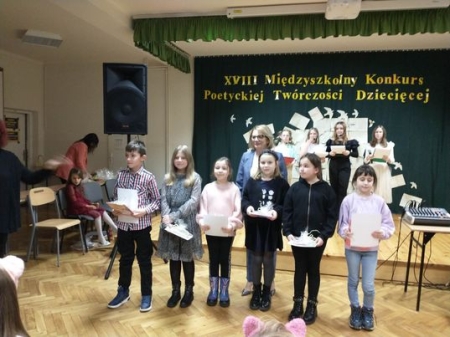 XVIII Międzyszkolny Konkurs Poetyckiej Twórczości Dziecięcej